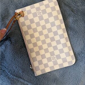 Louis Vuitton Damier Azur Wristlet AUTHENTIC